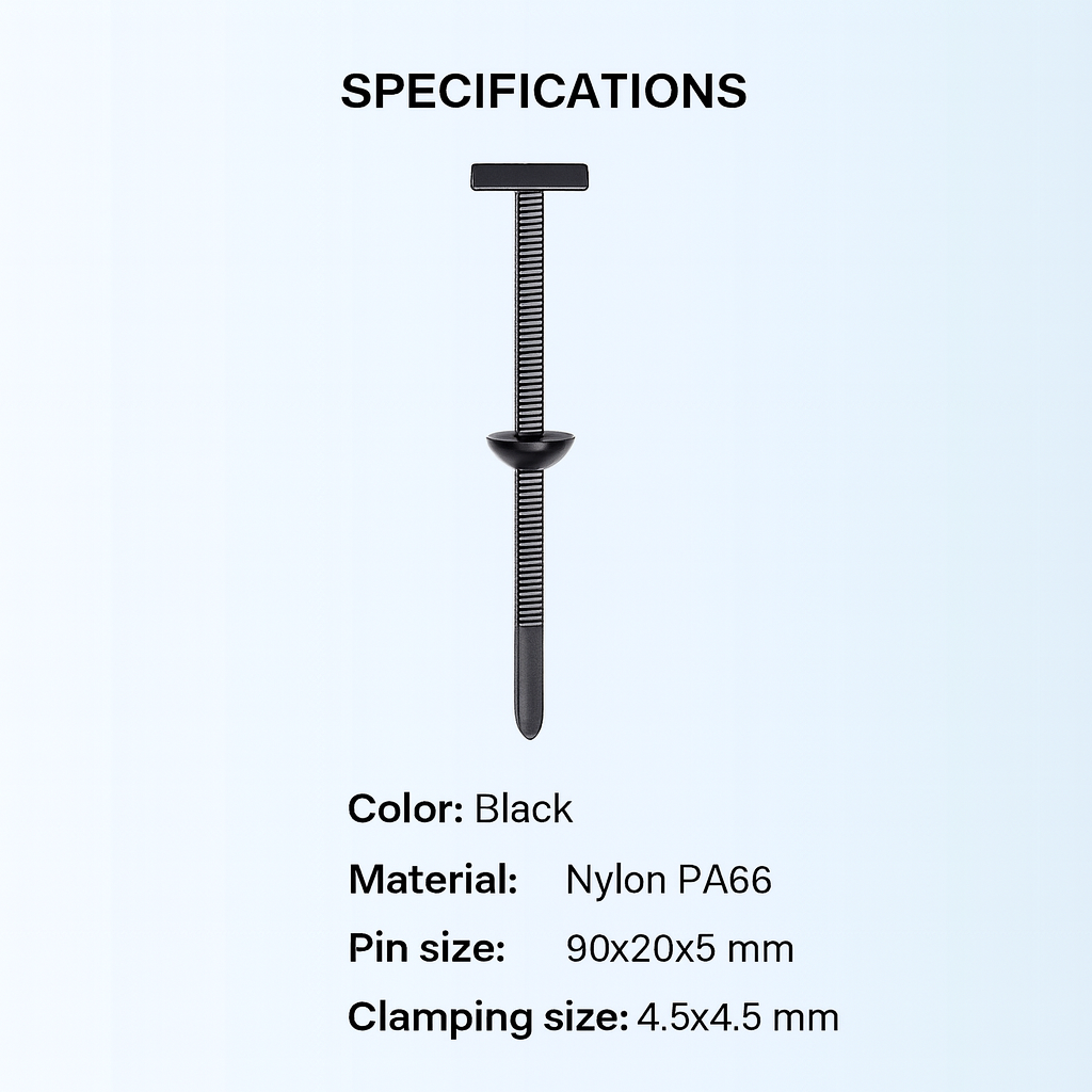 Reusable Nylon Cable Ties – Set of 50