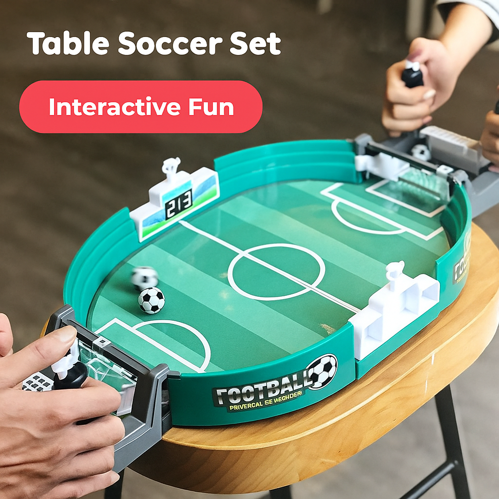 Mini Table Football Game (Tabletop Model)