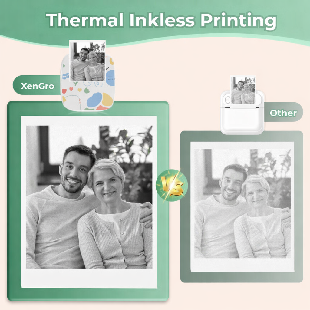 XenGro Portable Label Printer & Sticker Maker