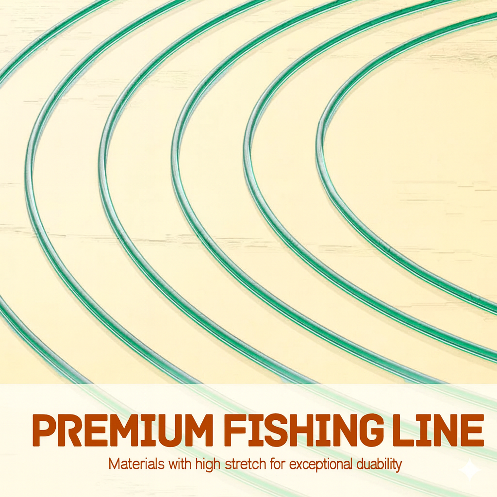 Ready-to-Use Fishing Line (100m) with Float