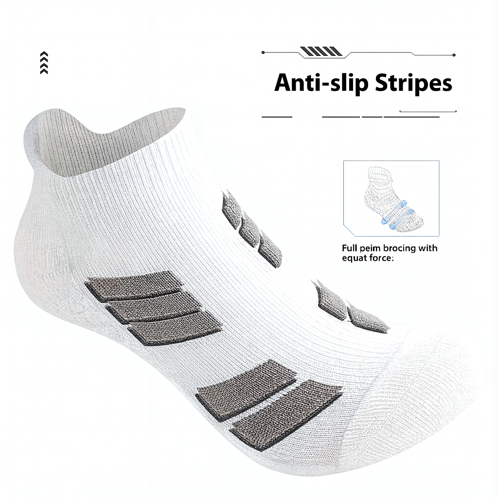 Unisex Sneaker Socks – 1 Set (5 Pairs)