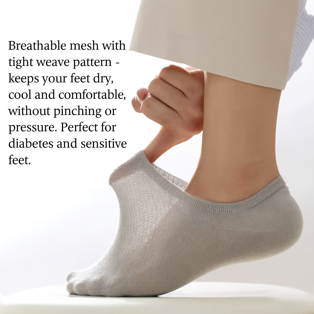 Comfortable, Breathable Socks – No Pinching or Pressure