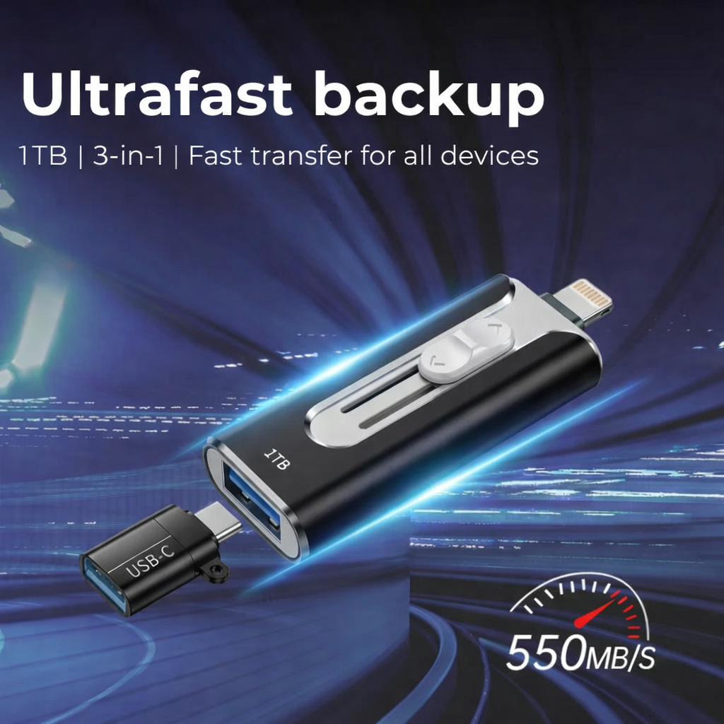 Hevlio™ Portable SSD for Laptop & Gaming