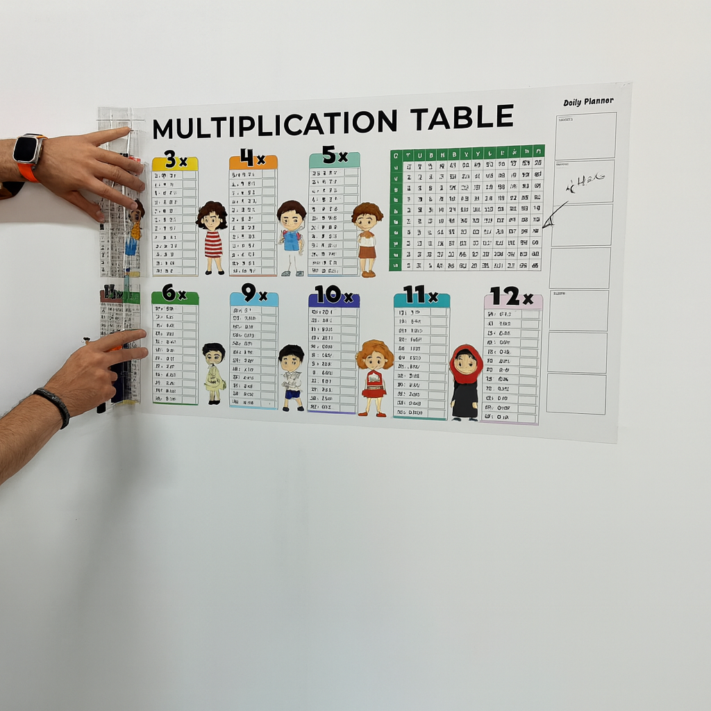 Reusable Practice Board: Learn the Times Tables