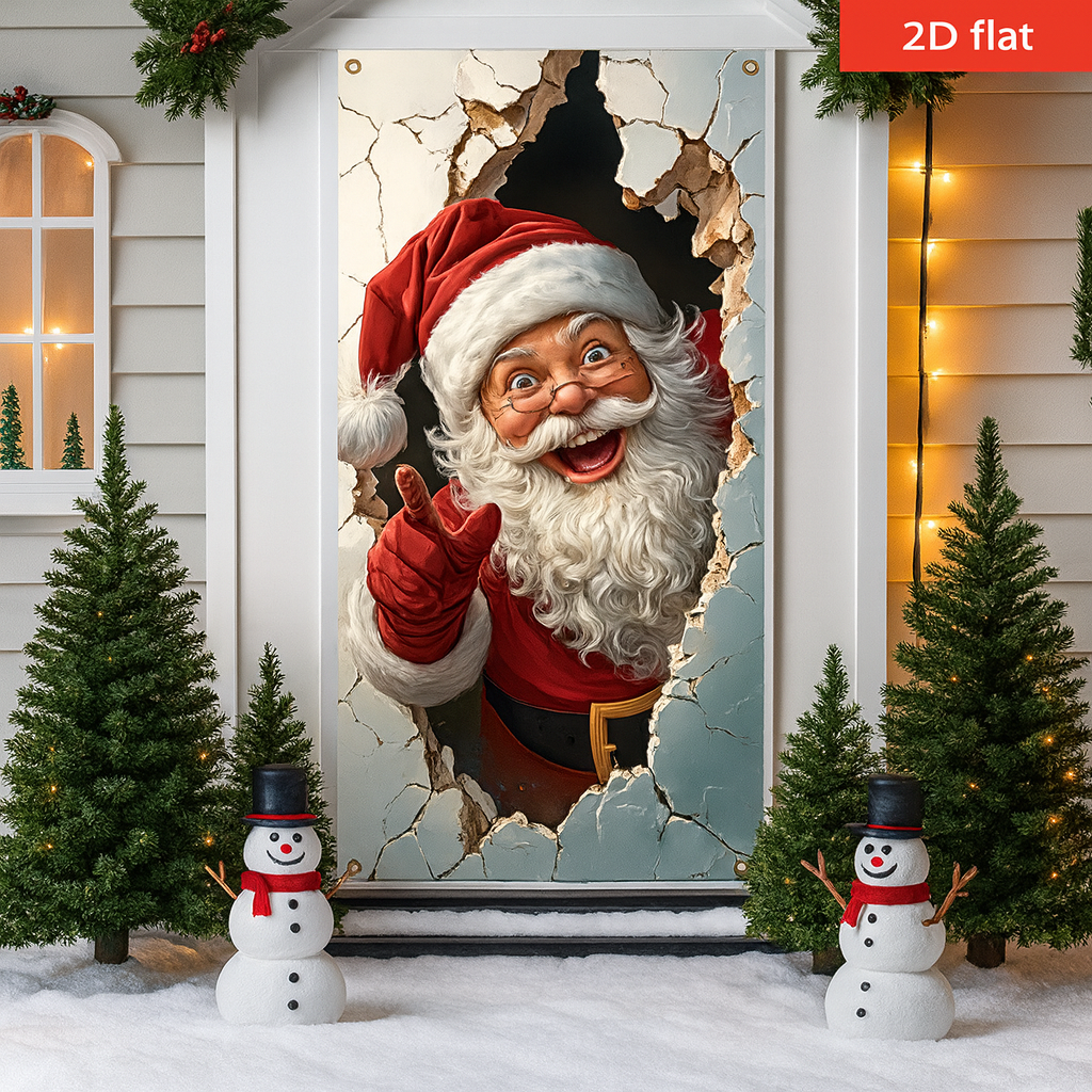Santa Doorframe Topper