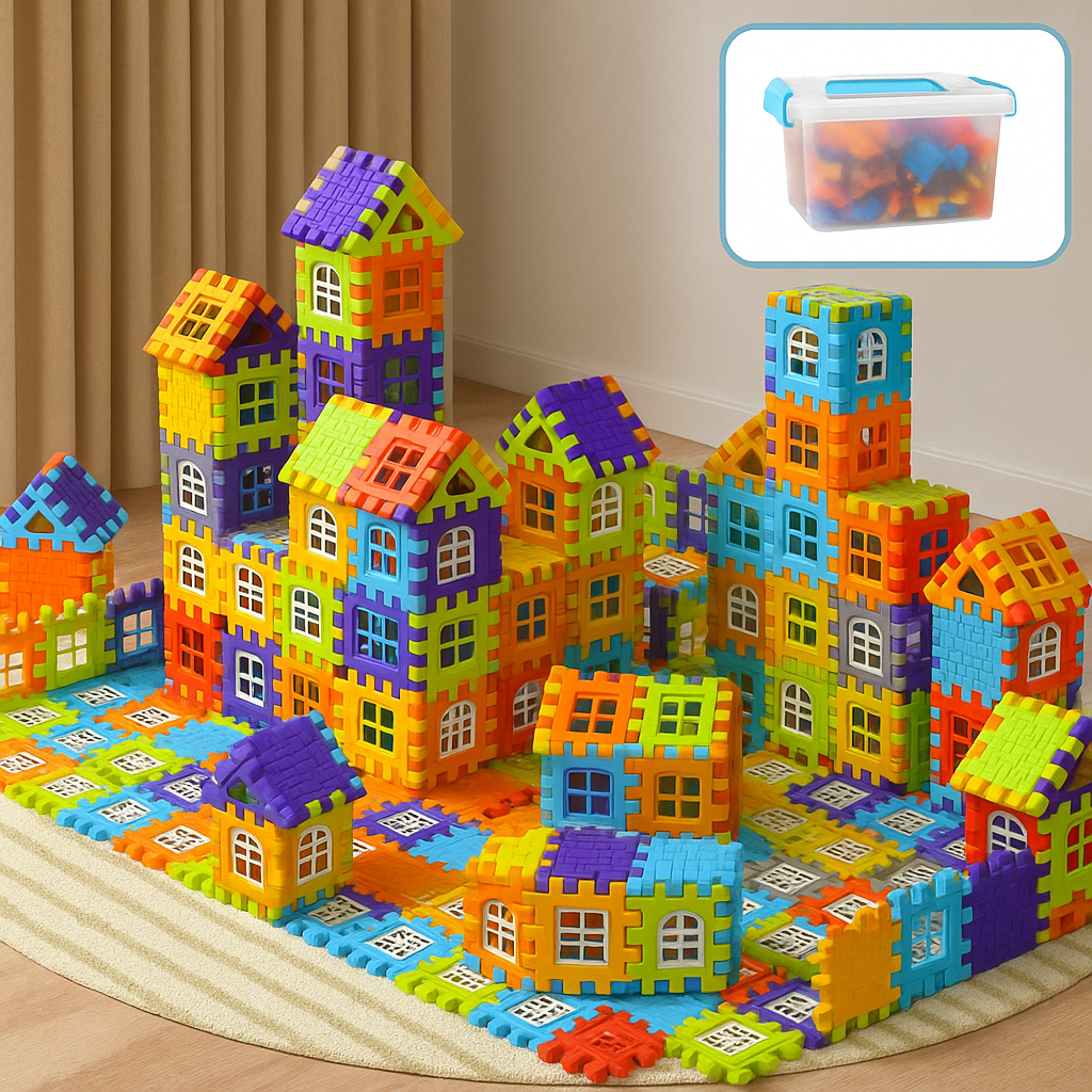 BlocksyTown™ – Build Your Own Magnetic City (320 Pieces)