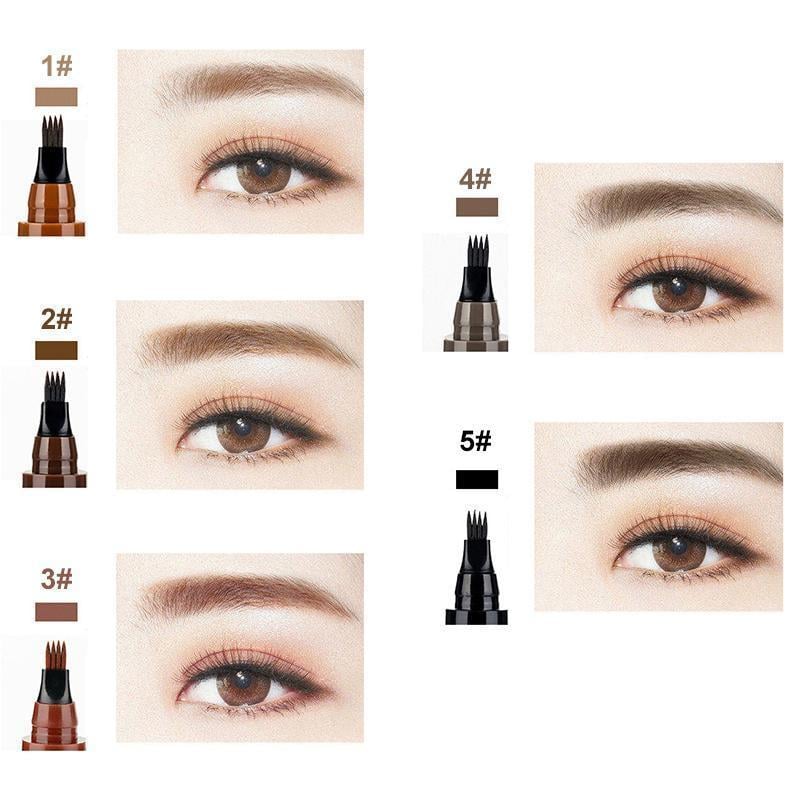 Microblading Eyebrow Pen – Waterproof Eyebrow Pencil with Micro-Fork Tip (Natural Effect)