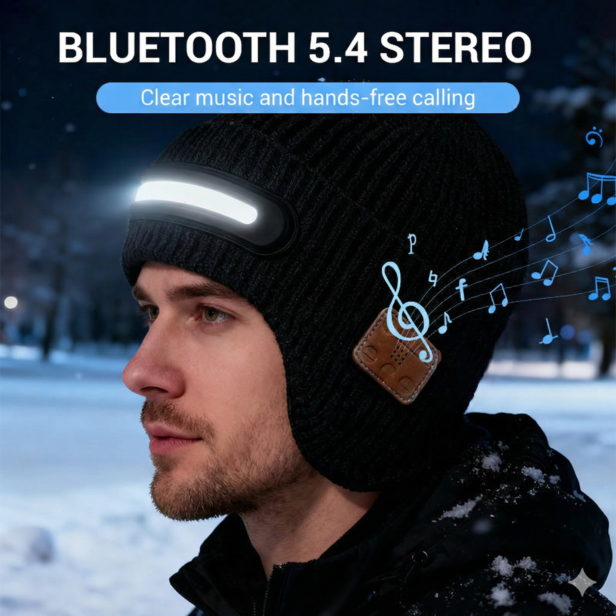 Smart Beanie – Bluetooth & LED Lighting