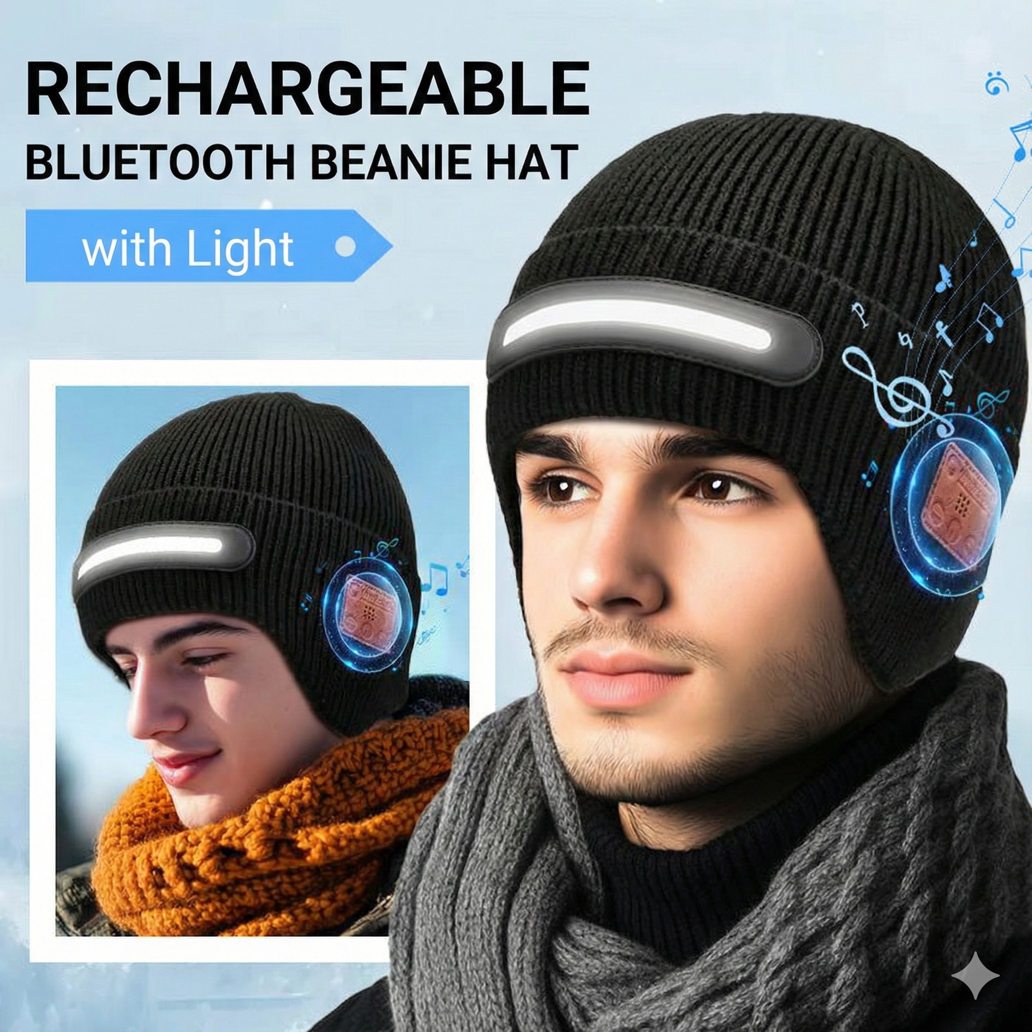 Smart Beanie – Bluetooth & LED Lighting