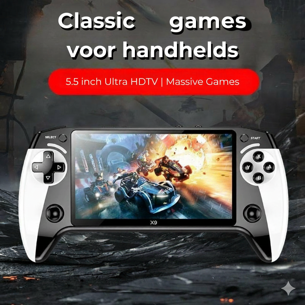 Portable Retro Game Console – 20,000 Games