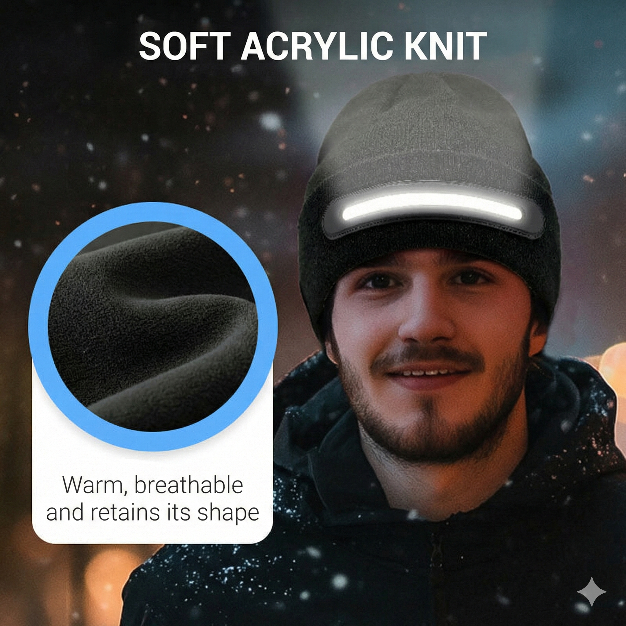 Smart Beanie – Bluetooth & LED Lighting