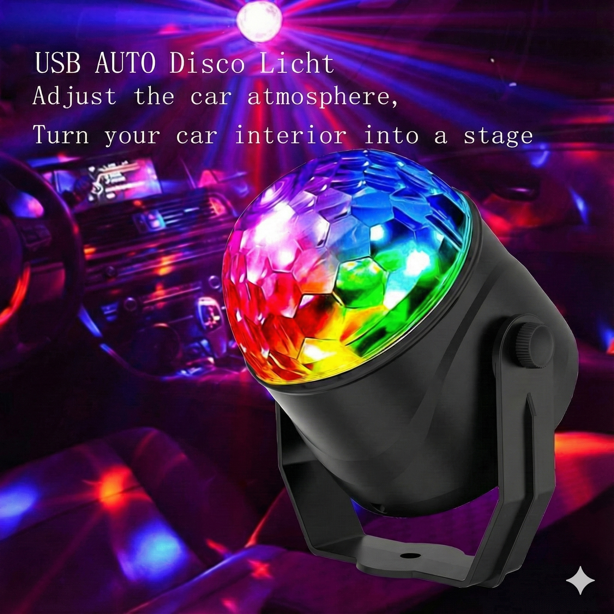 Magic RGB Disco Ball (Portable)
