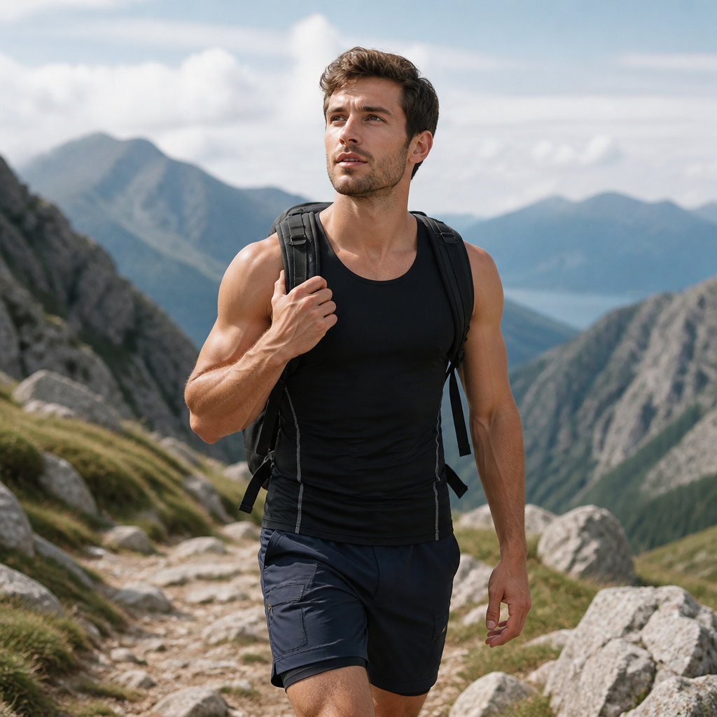 🔥 Limited Time: 50% OFF❗️❗️ Men's Compression Vest / Slimming Undershirt – Perfect for Workout & Fitness