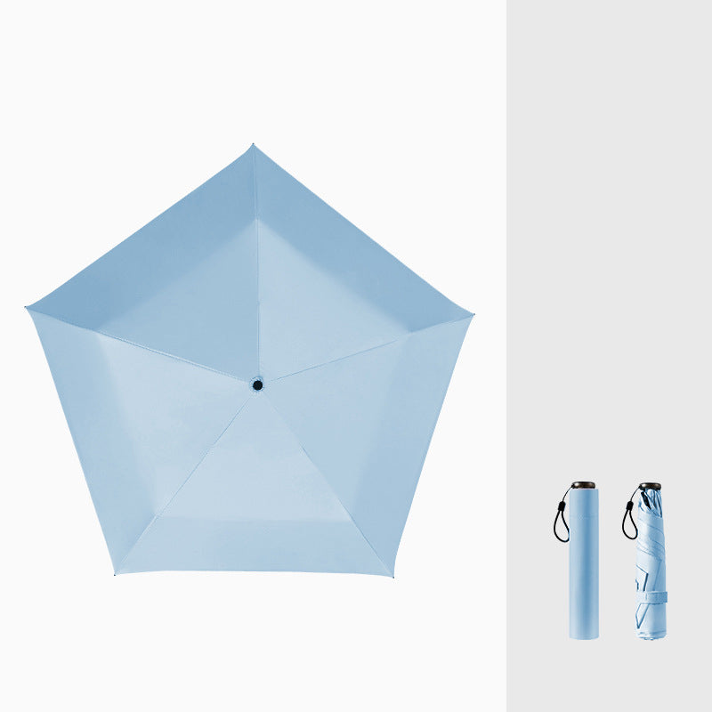 Ultra-light Carbon Umbrella – UV Protection (Black Coating) for Sun and Rain ☂️