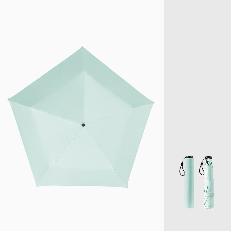 Ultra-light Carbon Umbrella – UV Protection (Black Coating) for Sun and Rain ☂️