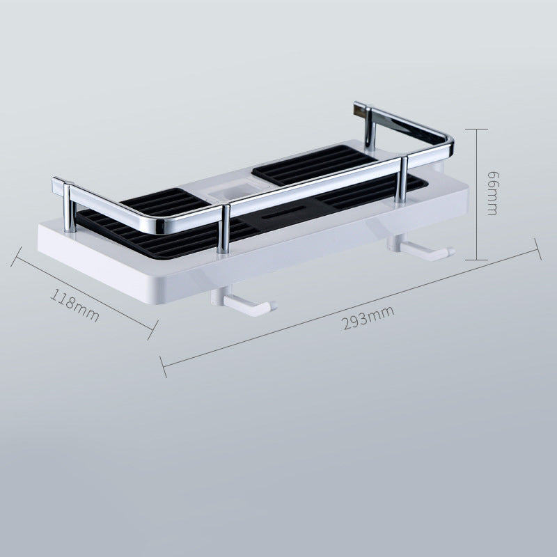 Shower Rod with Shelf for Bathroom