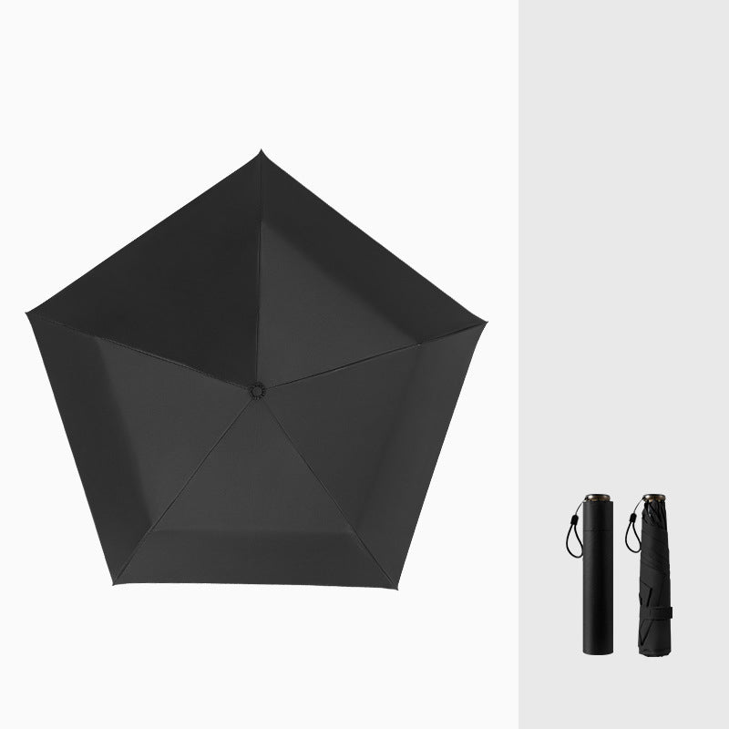 Ultra-light Carbon Umbrella – UV Protection (Black Coating) for Sun and Rain ☂️