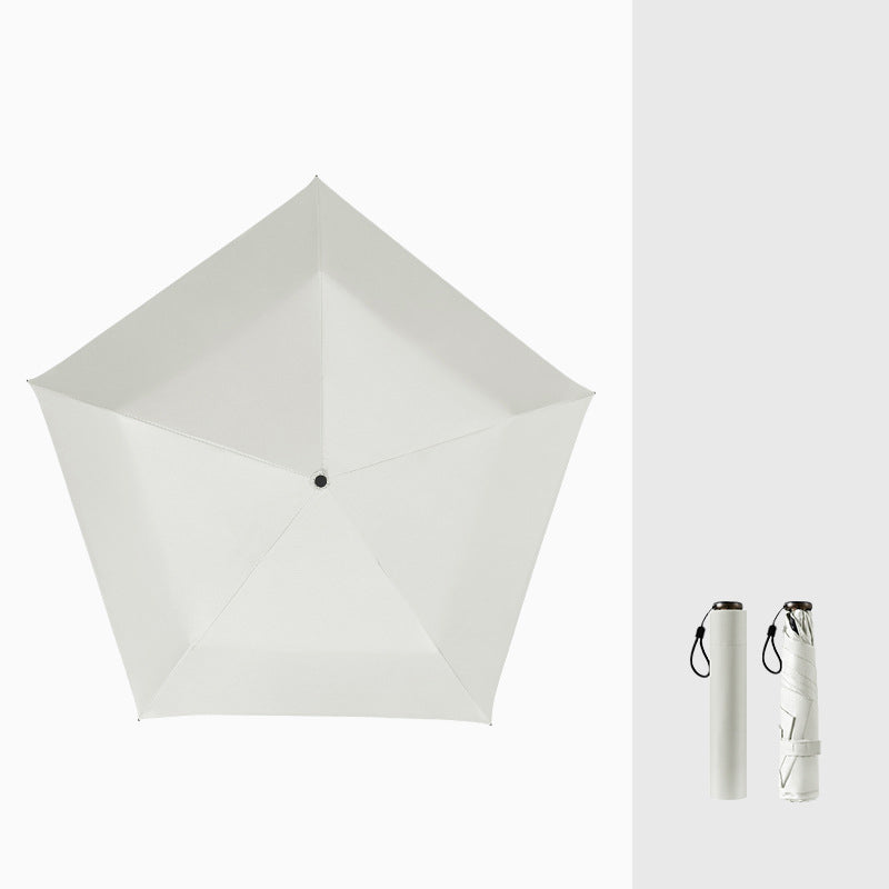 Ultra-light Carbon Umbrella – UV Protection (Black Coating) for Sun and Rain ☂️