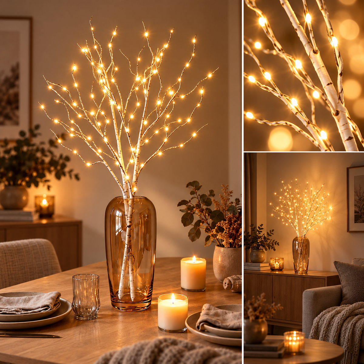 LumiBranch – Battery-Operated LED Branch