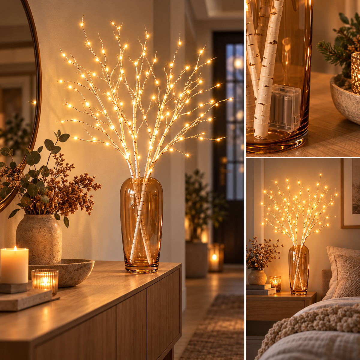 LumiBranch – Battery-Operated LED Branch