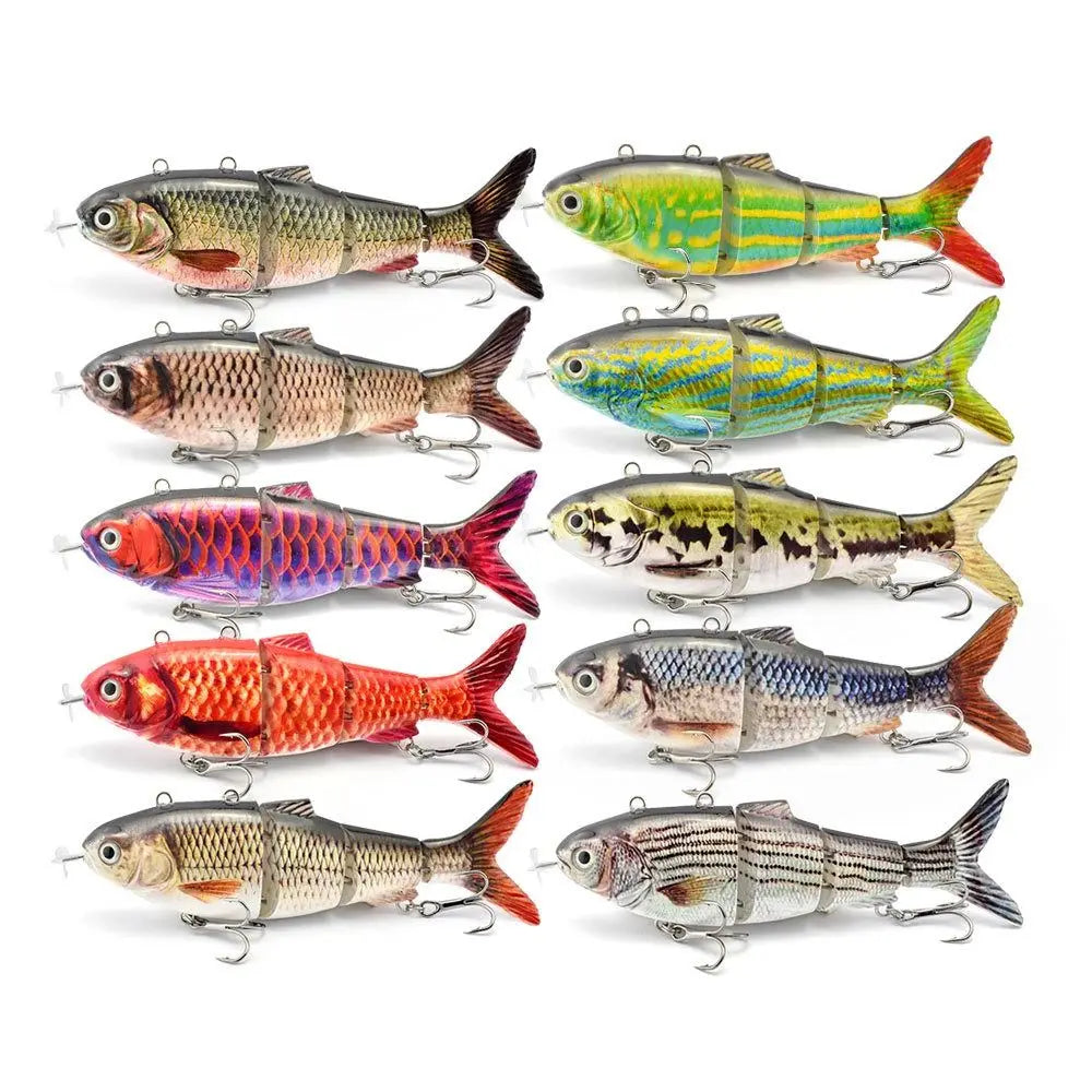Multi-jointed bionic swimming lure