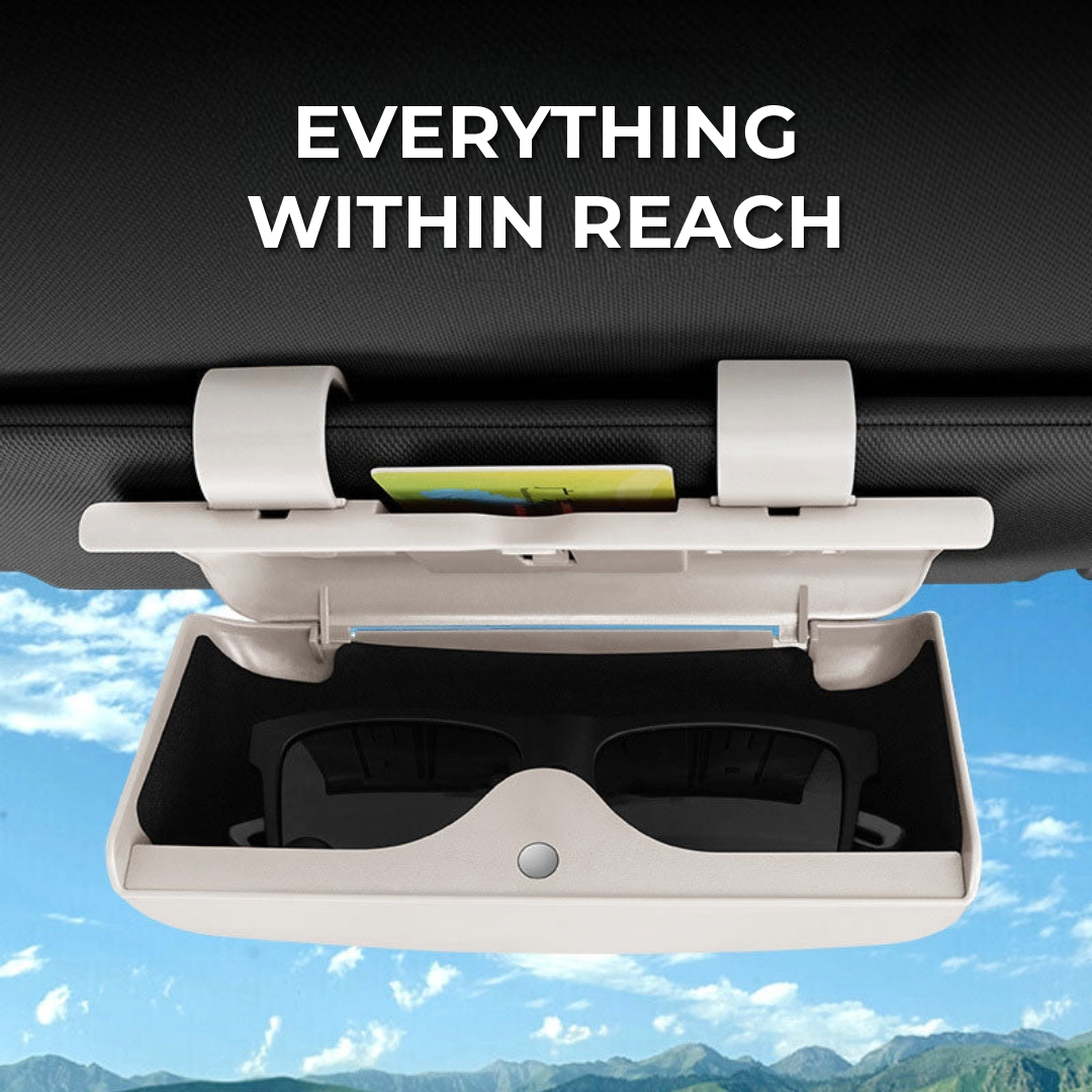 Sun Visor Sunglasses Holder