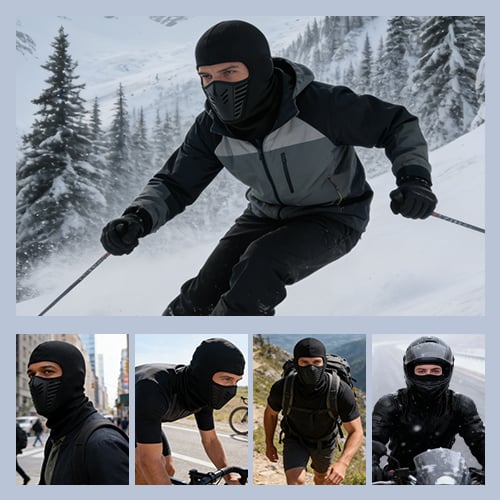 Thermal Balaclava & Ski Mask - Windproof & Water-Resistant (Motorcycle/Skiing)