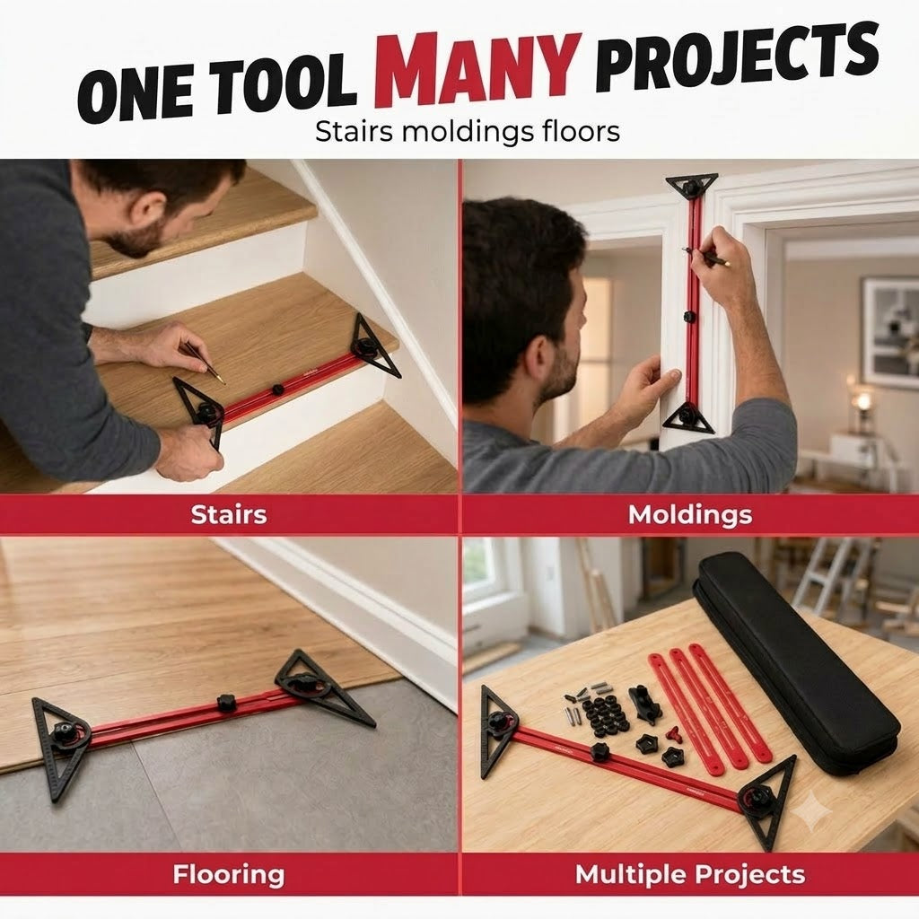 Durable Aluminum Measuring Tool – Precise Measurement for DIY & Professional Use