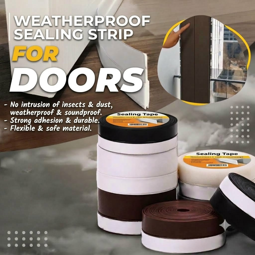5m Door Weather Stripping Seal Strip – Effective Protection Against Dust, Insects, and Noise