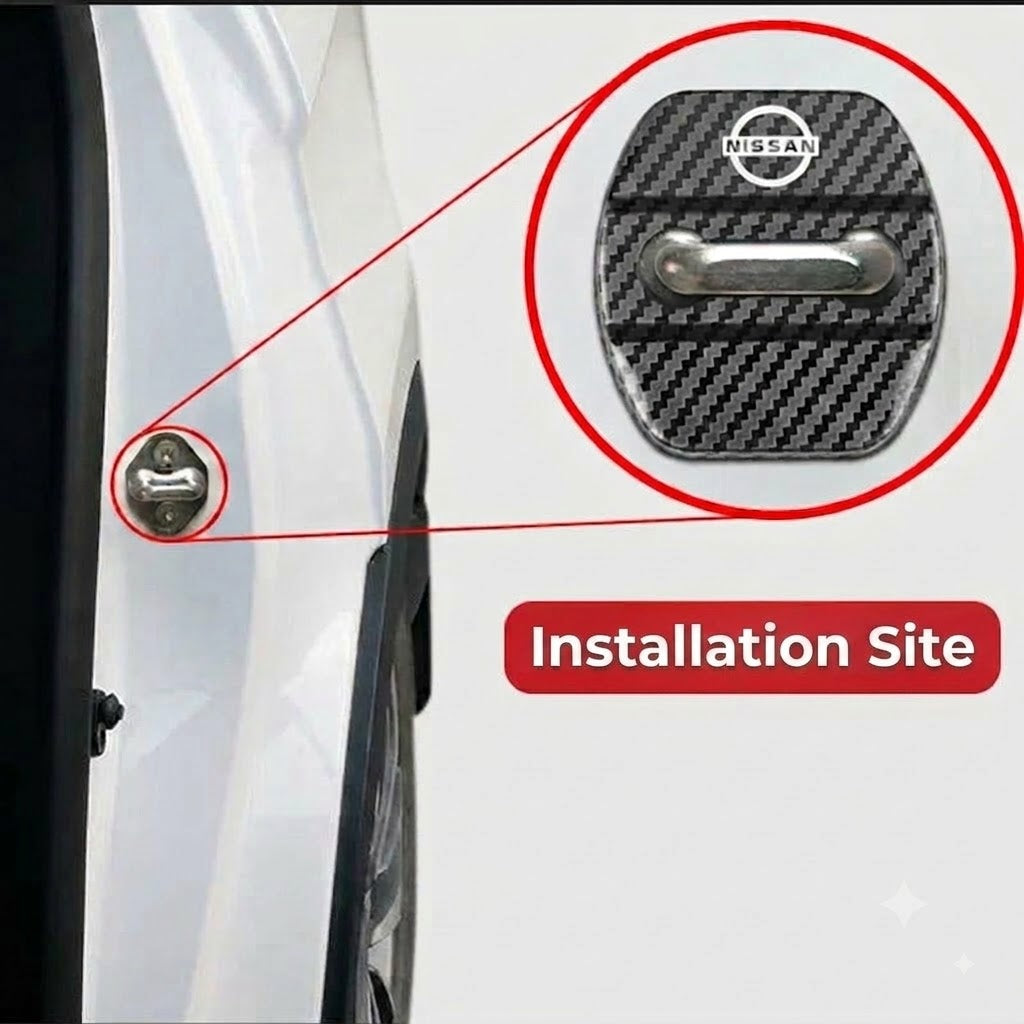 Premium Car Door Lock Protection Pads | Set of 4