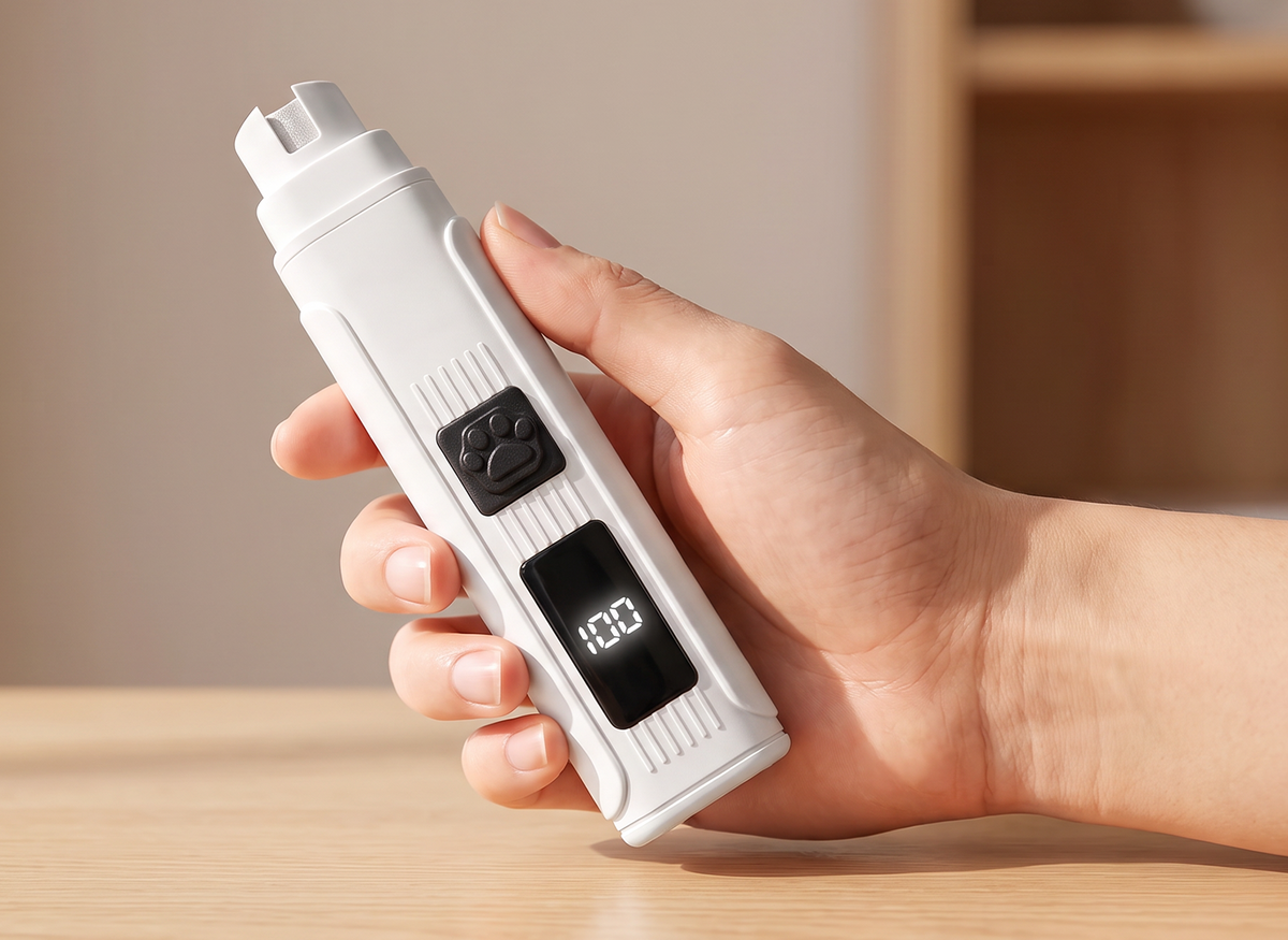 Electric Pet Nail Grinder with LED Power Indicator