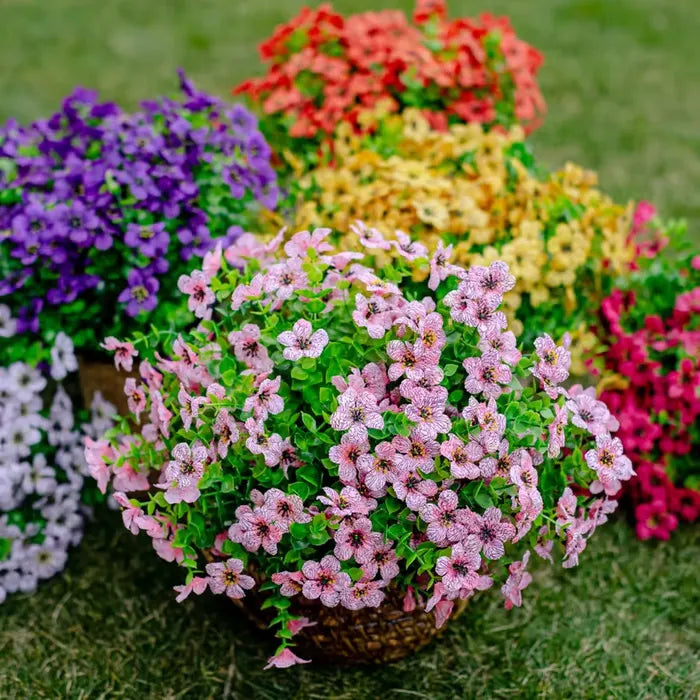 UV-Resistant Artificial Flower - 4 Pieces