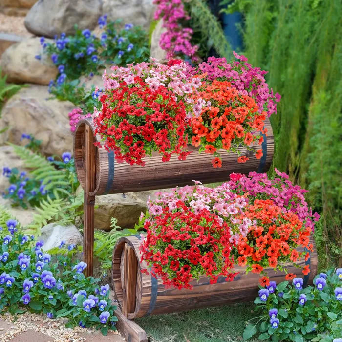 UV-Resistant Artificial Flower - 4 Pieces