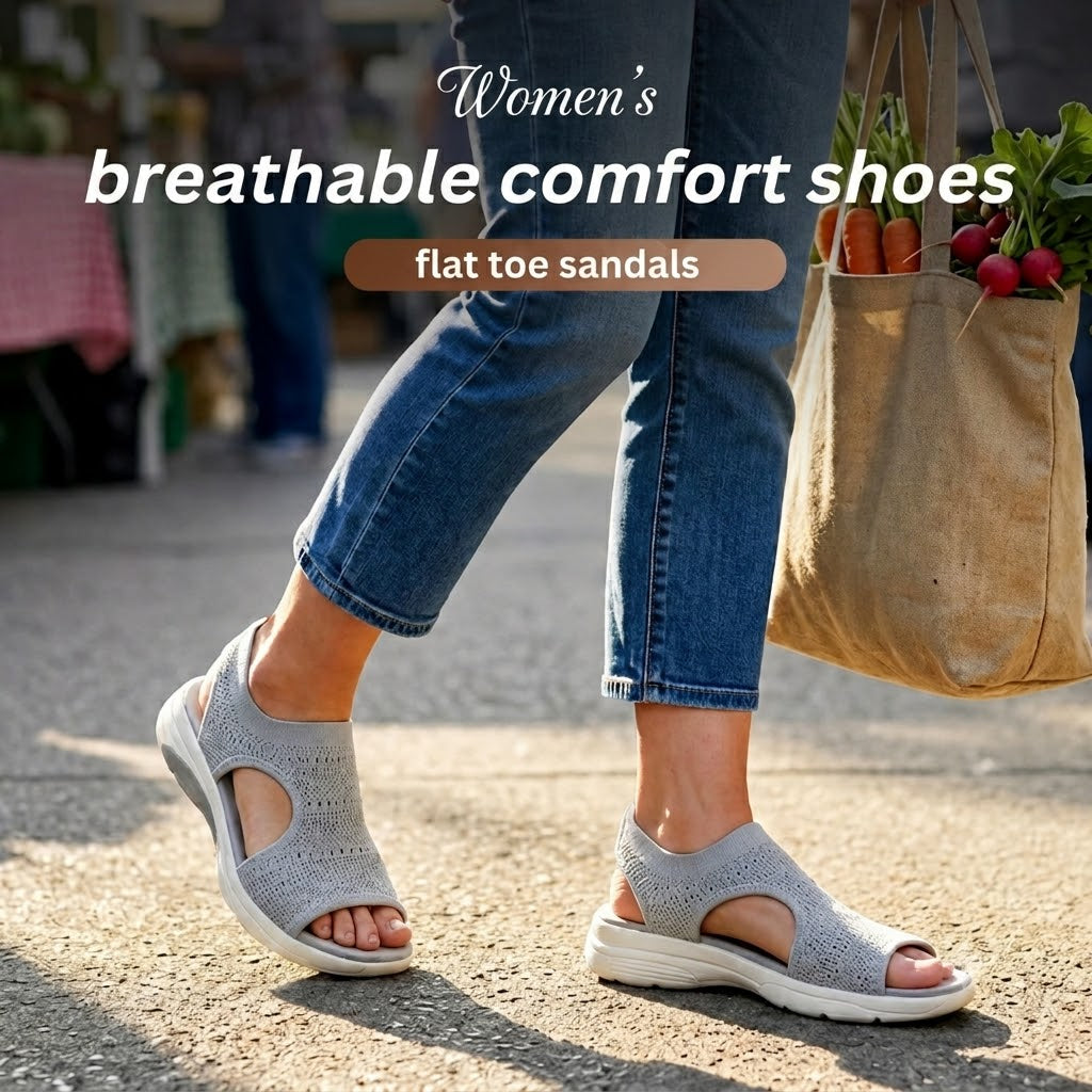 Comfortable and Breathable Flat Sandals