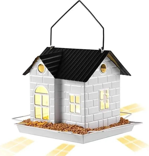 🕊️ Solar-Powered Birdhouse - Automatic Lighting