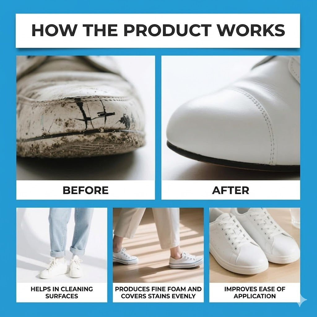 White Shoe Restoration Cream