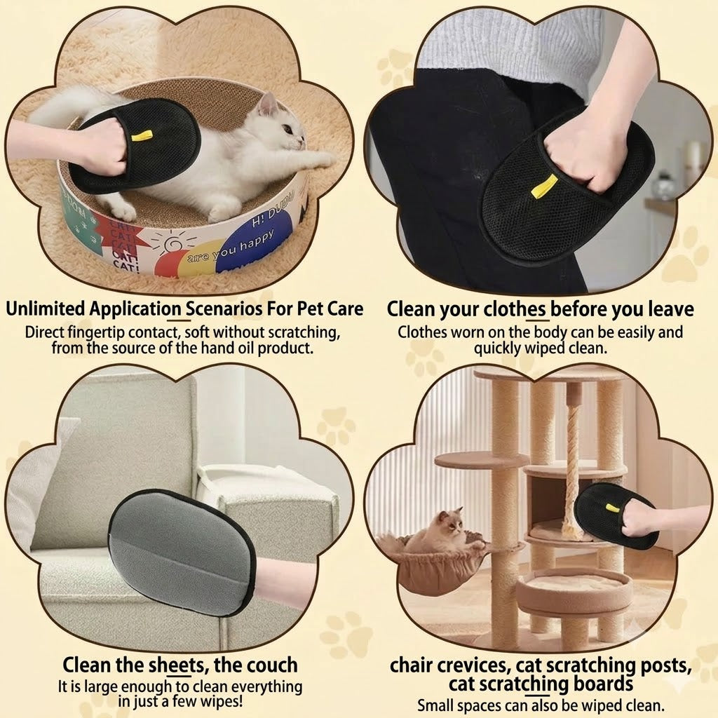 Static Pet Hair Removal Glove