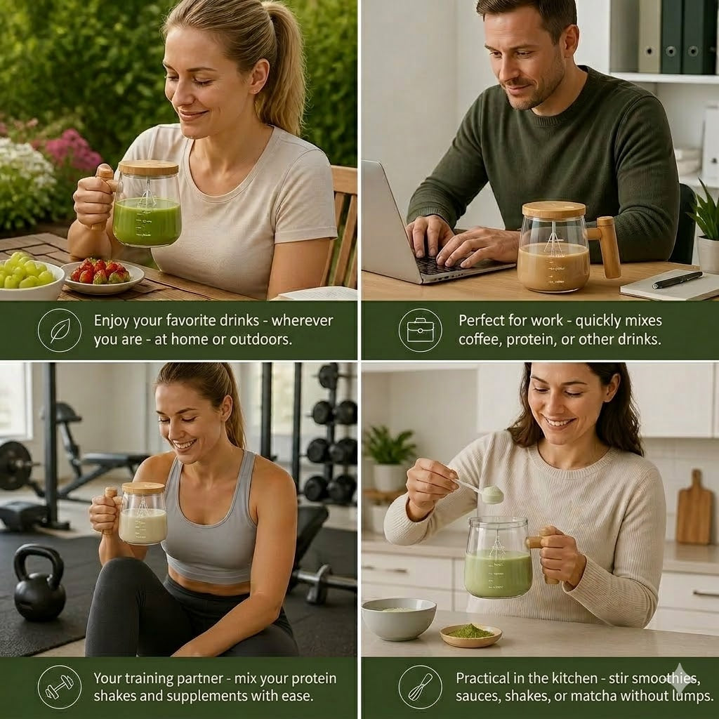 Electric Automatic Stirring Cup – Portable Self-Stirring Mug