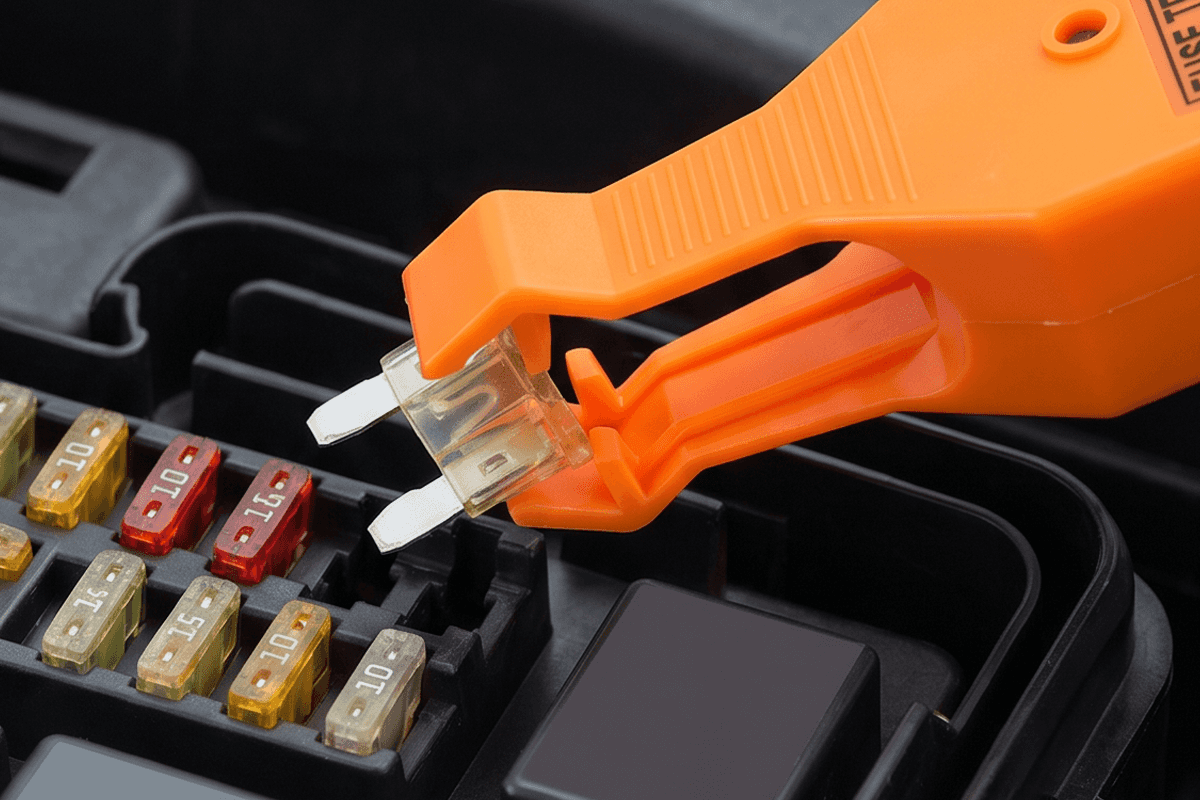 2-in-1 Car Fuse Tester and Puller – Quick Check and Easy Replacement