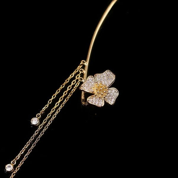 Simple Clip-On Earrings with Butterflies, Floral Motifs & Tassels – Elegant, Comfortable, No Piercing Required
