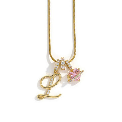 Elegant necklace with a heart pendant