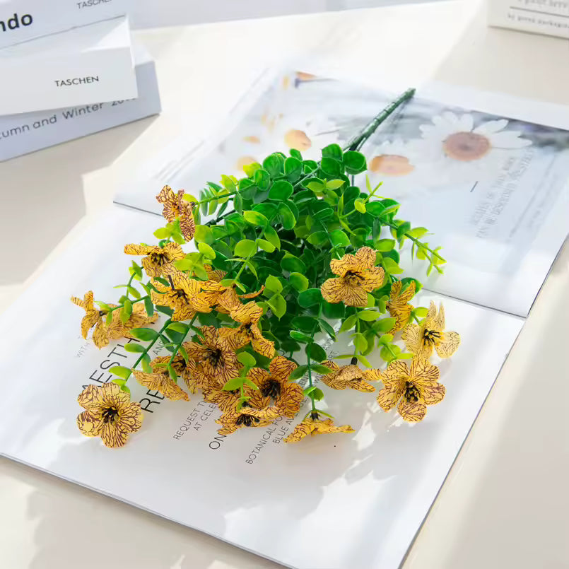 UV-Resistant Artificial Flower - 4 Pieces