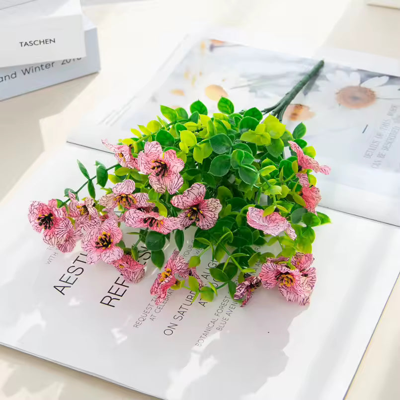 UV-Resistant Artificial Flower - 4 Pieces