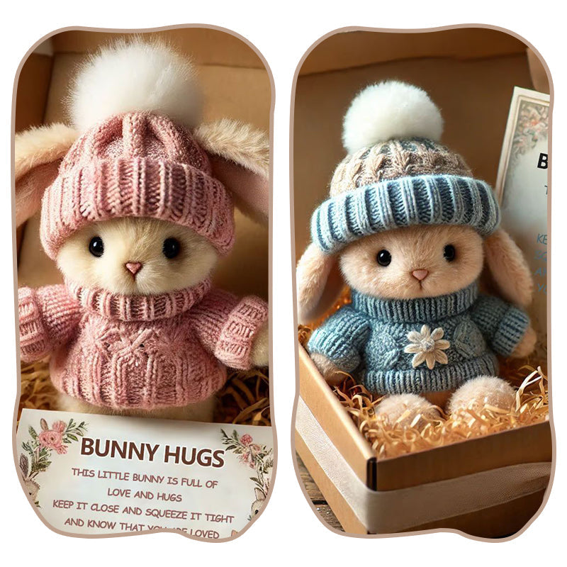 Handmade Mini Bunny Plushies - Cute Easter Gift & Decoration
