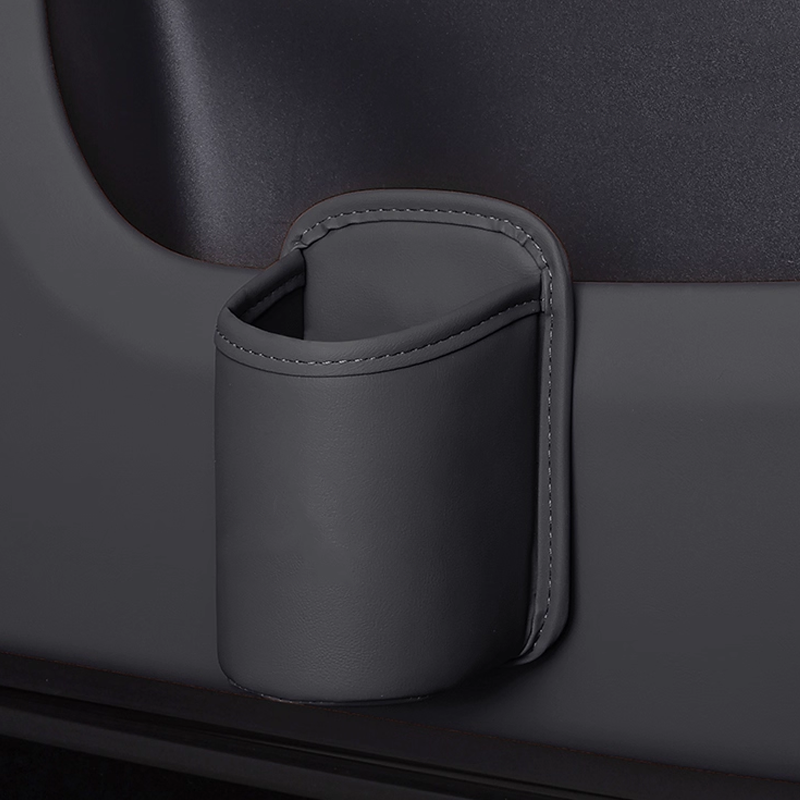 Leather Coffee to Go Holder - Portable Cup Holder with Clip