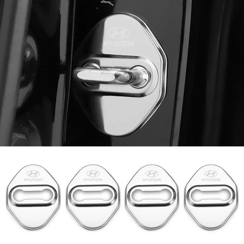 Premium Car Door Lock Protection Pads | Set of 4