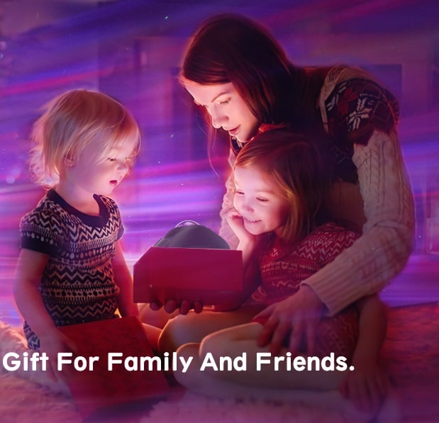 2-in-1 Northern Lights & Starry Sky Projector