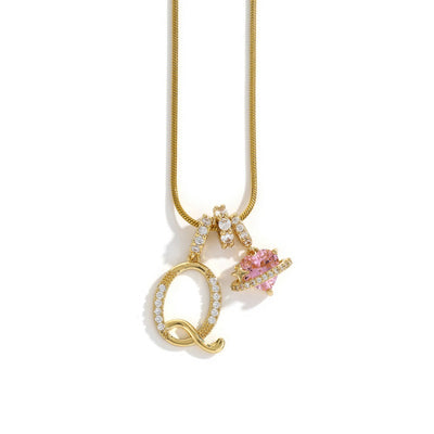 Elegant necklace with a heart pendant