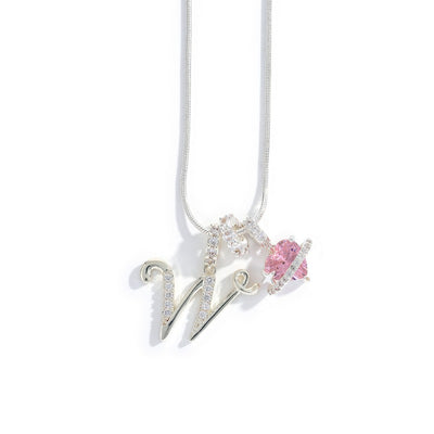 Elegant necklace with a heart pendant