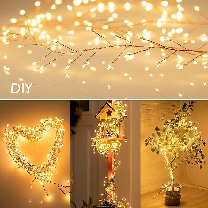 LED Copper Wire Cluster Fairy Lights